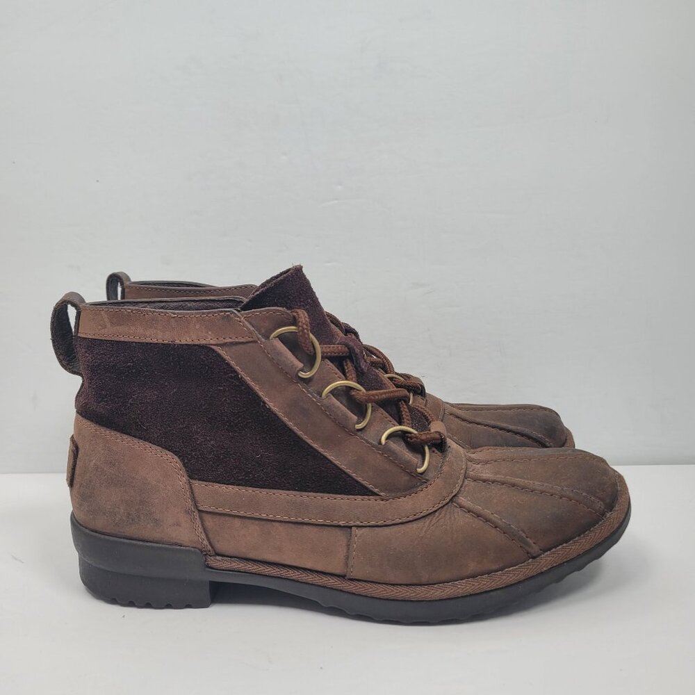 UGG Heather Women's Brown Ankle Duck Boots S/N 1095156 US Size 8 - Picture 1 of 8
